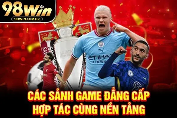 Các sảnh game đẳng cấp hợp tác cùng nền tảng  